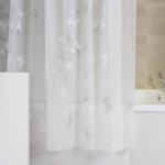 Walmart Bathroom Disposable Plastic PEVA bath shower curtain