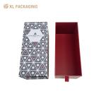 Hard Rigid Paper Wine Packaging Box Luxury Cardboard Drawer Box Customized