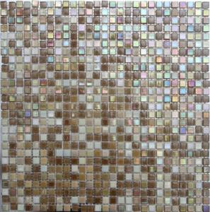 Wholesale mix brown crystal glass mosaic tile LARM08 from china suppliers