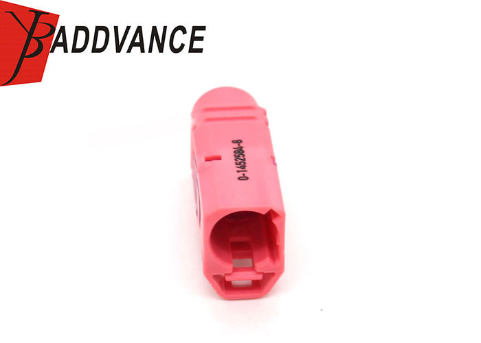 0-1452584-8 1 Pin Female Automotive Electrical Connectors Red Color With Terminals