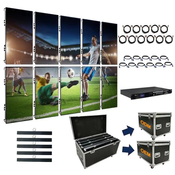 Indoor Full Color LED Advertising Screen Panel 4 3 Aspect Ratio High Pixel