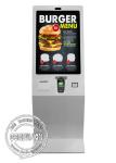 27 Inch Self Service Payment Kiosk Cash Coin Loader Dispenser Windows Capacitive