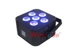 WiFREE Par 6 Battery Powered Stage Lights 6 × 18W RGBWA + UV With Colorful LCD