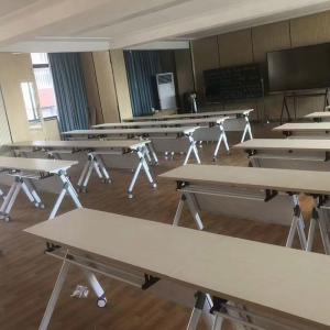 Wholesale Wooden Folding Training Table Classroom Room Foldable Student Desk from china suppliers