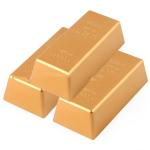 Fine Paper Weight Game Fancy Party Table Decor Plastic Gold Bullion Bar For Kids