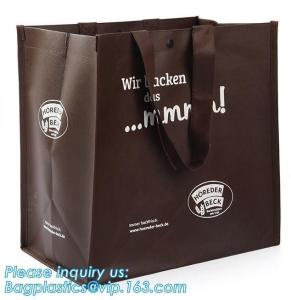 Wholesale Promotional Recyclable Non Woven Bag, hot sealed non woven bag, cheap logo printed non woven shopping bag, bagplastics from china suppliers