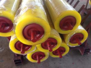 Wholesale 1400mm acid and alkali resistant belt conveyor idler triple series idler high life idler from china suppliers