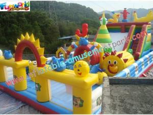 Wholesale Giant Inflatable Amusement Parks Funcity Games Customized For Kids from china suppliers