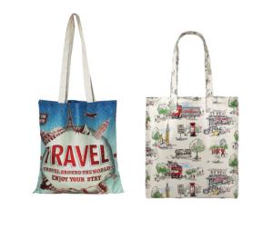 Wholesale Reusable Shoulder Canvas Tote Bag Shopping Heat Transfer Printing For Grocery from china suppliers