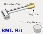1106 Nickel Plated DN20 DN25 DN32 Magnetic Lockable Ball Valve Female Threaded