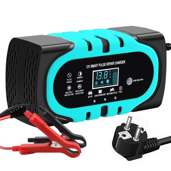 Compact Design 12V 10A 20A 15A 30A Smart Nine-Stage Lead-Acid Battery Charger