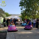 Hansel amusement park rides 2018 kiddie ride on battery car mini entertainment