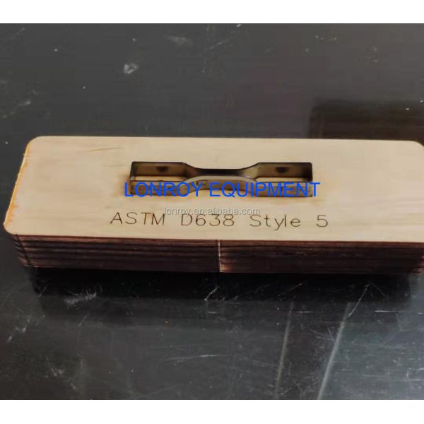 ASTM D412 Style C D Dumbbell Die Cutter Plastic Test Plastic Test Machine