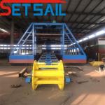Chain Bucket Sand Dredger 75kw-240kw Power for River Sand Gold and Diamond