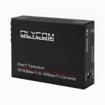 Mini Gigabit Media Converter LFPT Unmanaged 20KM Dual Fiber DC5V Rack Mountable