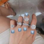 OEM 925 Sterling Silver Cubic Zirconia Stud Earrings Pendant Ring Jewellery