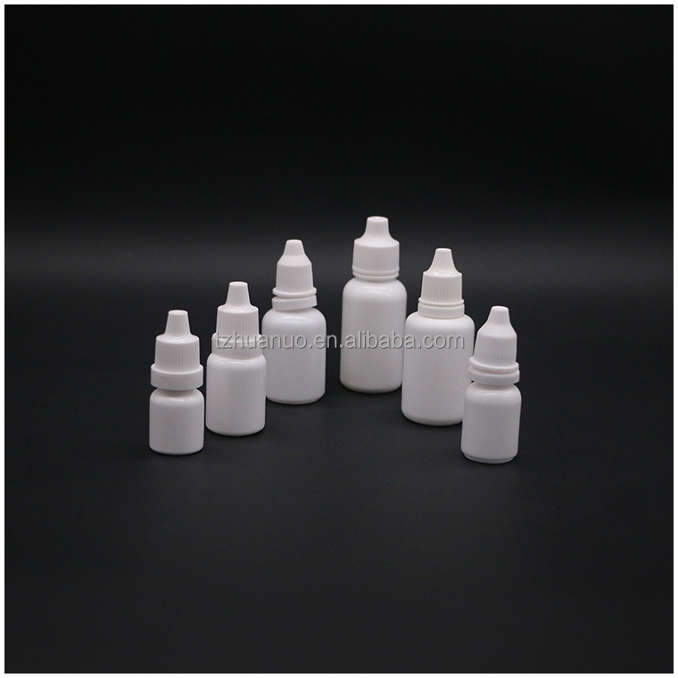 10ml LDPE Plastic Eye Liquid Dropper Bottle with Customized Colors and Tamper Proof Cap