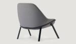 Gran Kobi Collection Fiberglass Dining Chair Low Slung Customized Size