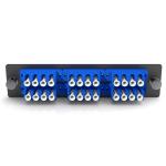 Flange Metal Panel Fiber Optic Terminal Box 6 Ports 12 / 24 Core SC Adapter