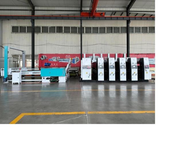180000 KG Automic High Speed Corrugator Flexo Four Colour Printer Diecutter