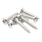 304 316 Stainless Steel Screw Drive Pan Head Sharp Point Self Tapping Screw For