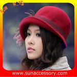 2960405 Sun Accessory customized winner trendy fashion wool felt clothe hats
