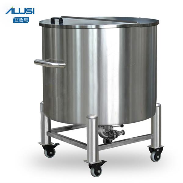500 Litre Stainless Steel Tank Movable food grade Customized with Four round