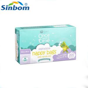 China Eco-Friendly Biodegradable Nappy Trash Bag For Baby Diapers on sale