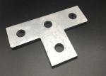 Galvanized Steel Flat Plate Custom Strut Fittings