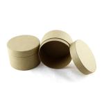 Eco-friendly Round Plain Cardboard Packaging Cans Packaging for Gift Cosmetics