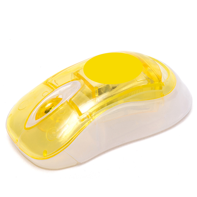 Mouse Cute Shape Double Hole Kids Pencil Sharpener PS Plastic