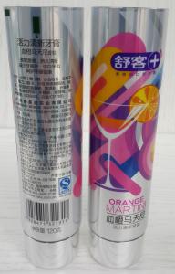Wholesale GMP Coated Aluminium Laminated Tooth Paste Tube With Sliver Plating Cap 120g from china suppliers