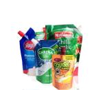 Baby Food Liquid Packaging Custom Printed Standing Up Plastic Bag Sucked Spout