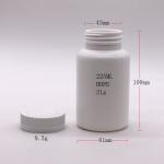 Screw Cap HDPE Bottle For Storing Pills And Capsules Medicine Safely