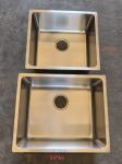 Brushed / PVD Coating Undermount Stainless Steel Kitchen Sink Easy To Install
