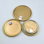 High Temperature 23mm Aluminum Peel Off Lids Easy Open Covers