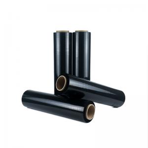 Wholesale Waterproof Black Pallet Shrink Wrap Roll Recyclable For Furniture from china suppliers