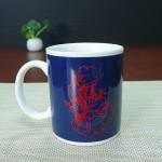 Ceramic Color Changing Coffee Mug , christmas heat changing custom color