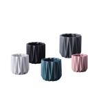 SGS 12x12cm Origami Cute Round Ceramic Plant Containers