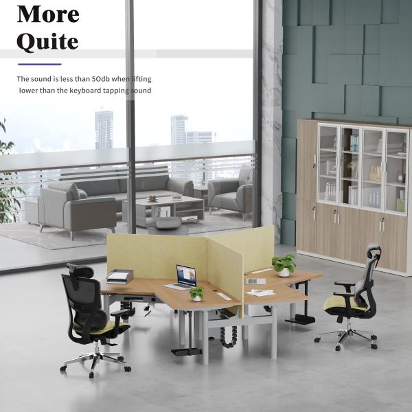 Customized Size Uplift Standing Desk Assembly Required 355 Lbs Weight Capacity Customizable