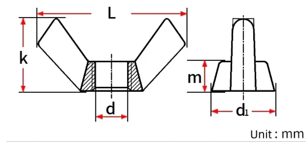 DIN315 Wing Nut/Butterfly Nut