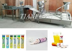 Wholesale Horizontal SS304 80pcs/Min effervescent Tablet Tube Filling and packing Machine from china suppliers