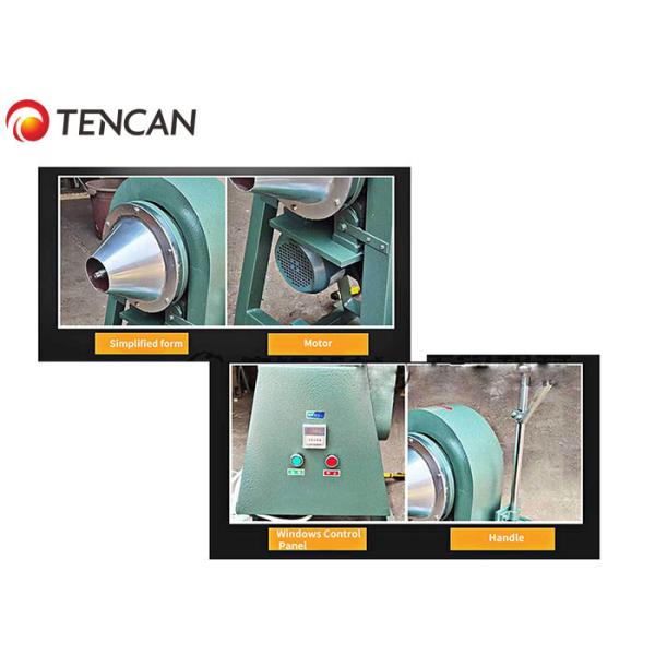 Horizontal Rotating Laboratory Conical Ball Mill For Grinding And Mixing