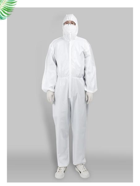 Custom Disposable Patient Gowns , Waterproof Disposable Coveralls Puncture