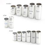 Custom Metal Aluminum Beverage Can Carbonated Water Juice Cans With Lids