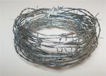 12 Gauge Galvanized Barbed Iron Border Fence Wire For Wire Fencing ISO9001