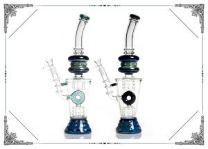Wholesale Gold Fume Recycler Water Bong 14 Inches Height Heady With Hole Percolator from china suppliers