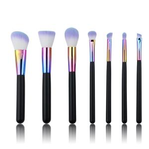 Wholesale Rainbow Ferrule Makeup Brush Set Magical Party Series Flawless Look from china suppliers