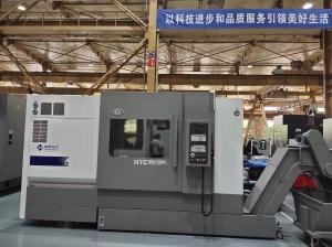 Wholesale HTC50E 1000 Horizontal Slant Bed CNC Lathe Machine GSK FANUC A2 8 Spindle from china suppliers