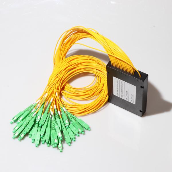 32 Way PLC Fiber Optic Splitter Single Mode SC/APC For GPON EPON Network